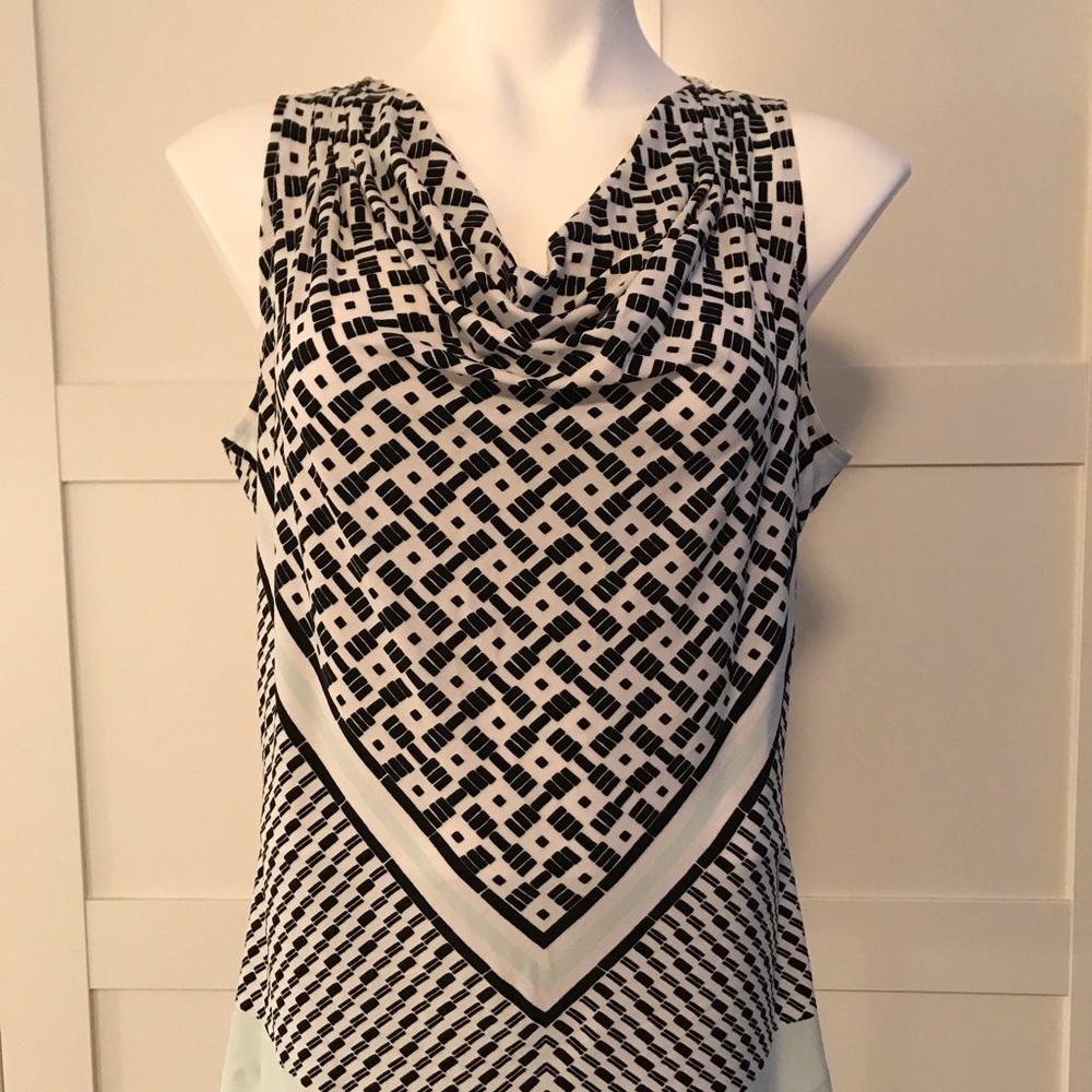 {BOGO} Calvin Klein Cowl Neck Sleeveless Blouse
